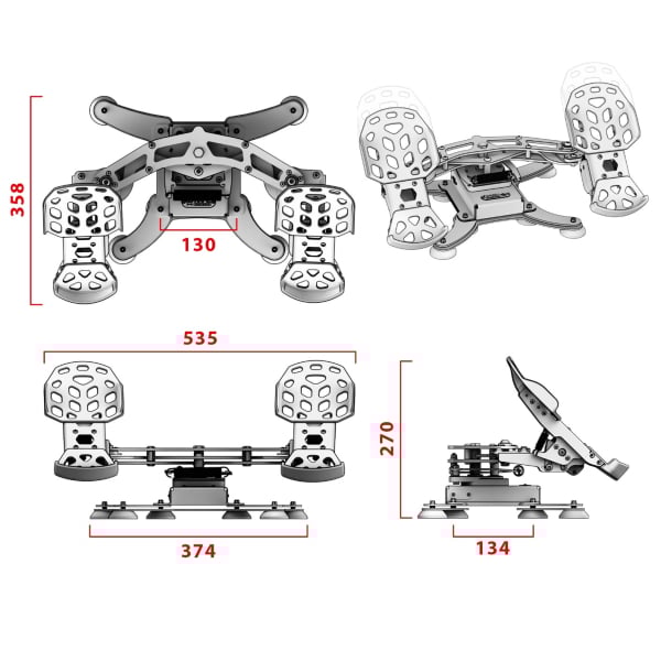 VPC ACE フライトペダル VPC ACE Flight Rudder Pedals Virpil | Simufy