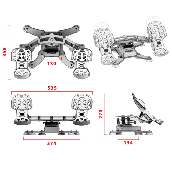 VIRPIL US | ACE Flight Pedals [B-STOCK]