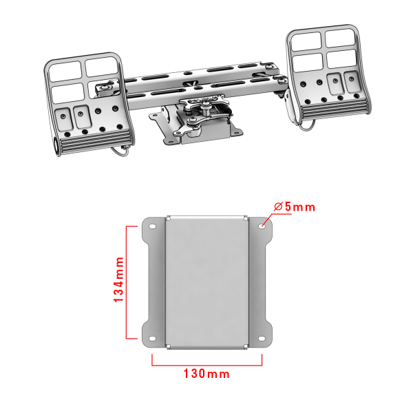 VIRPIL US | R1-FALCON Rudder Pedals