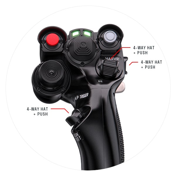 VIRPIL MONT-50 Base Grip フライトスティック VirPil.COM - VPC MongoosT-50 Base & Mechanics